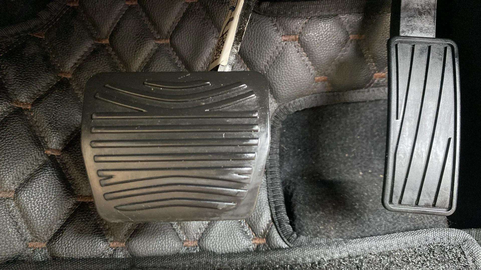 Pedals area view of a Mahindra Scorpio-N