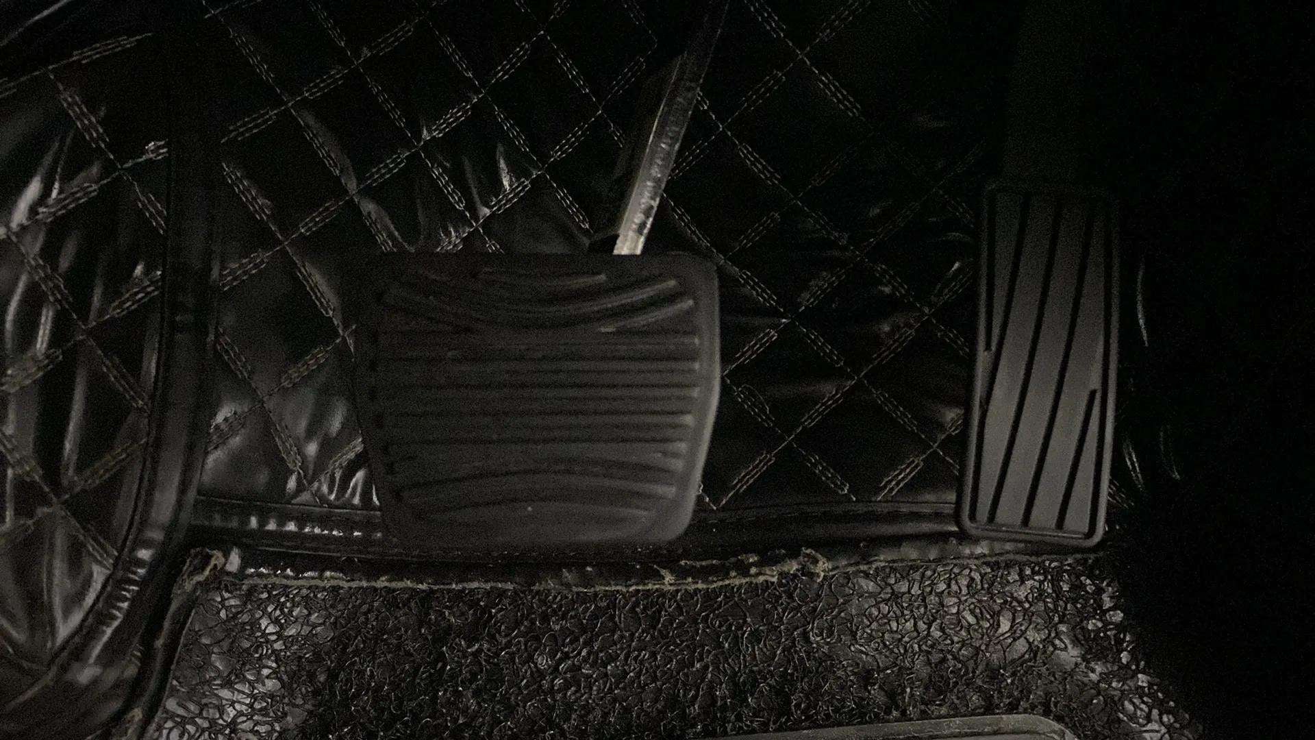 Foot pedals view of a Mahindra Scorpio-N