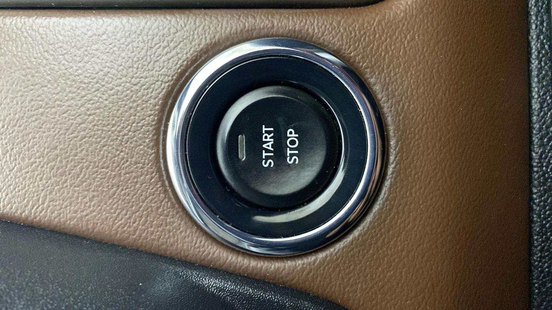 Start stop button of a Mahindra Scorpio-N