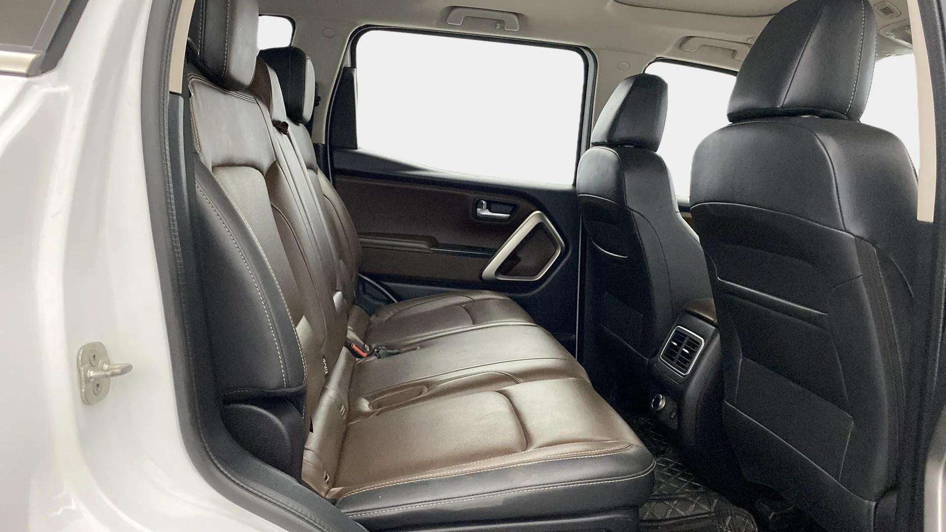 Rear seat view of a Mahindra Scorpio-N