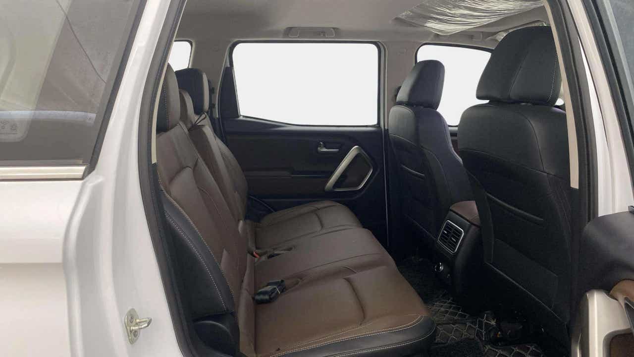 Rear seat interior view of a Mahindra Scorpio-N