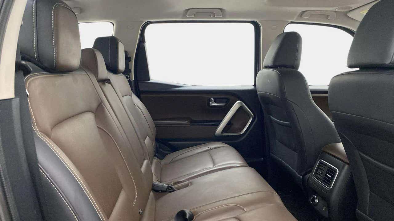 Rear seat view of a Mahindra Scorpio-N