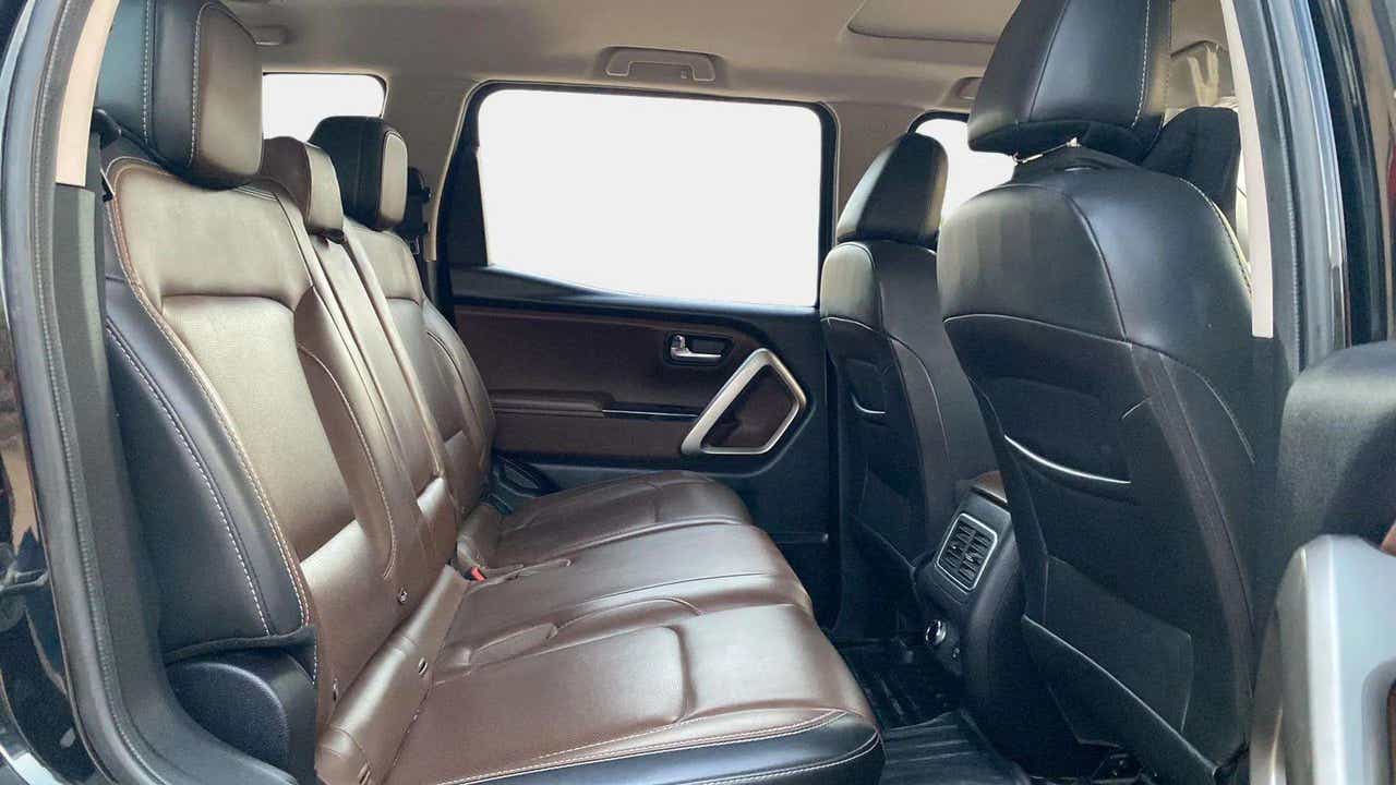 Rear seat view of a Mahindra Scorpio-N
