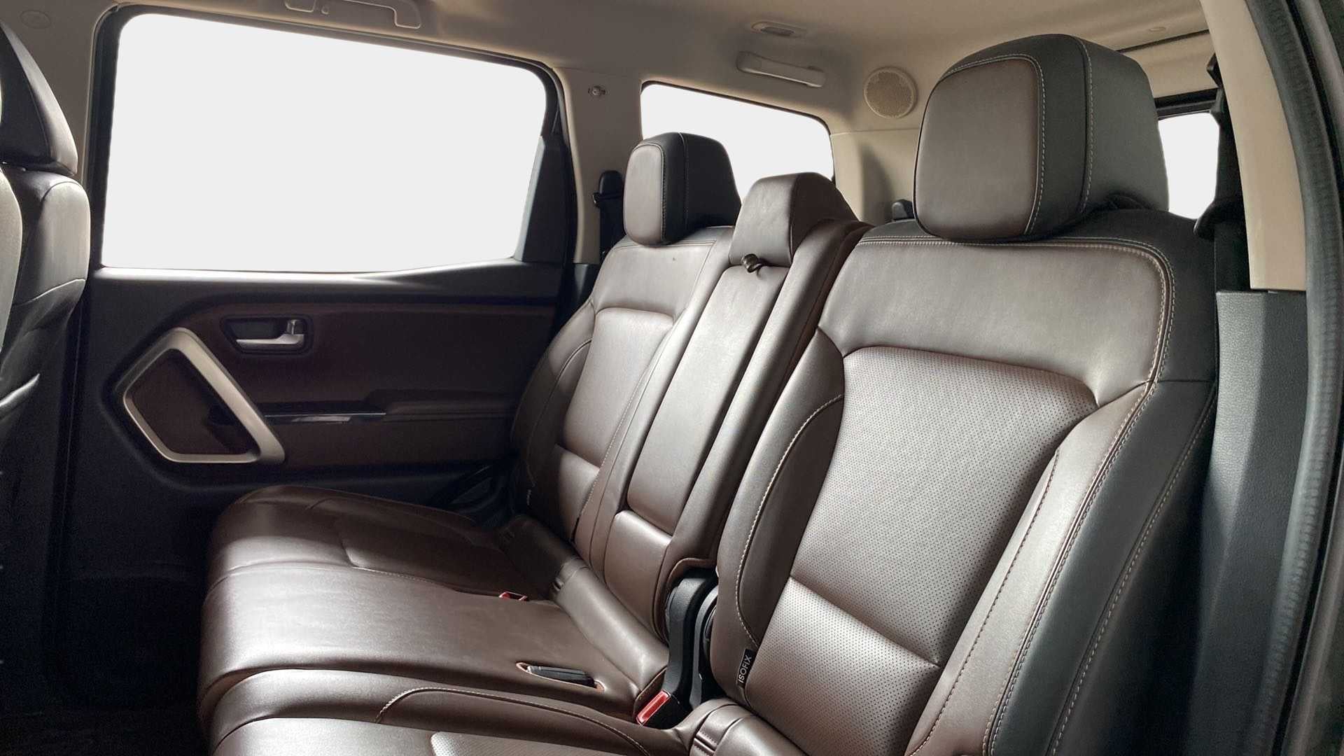 Rear seat view of a Mahindra Scorpio-N