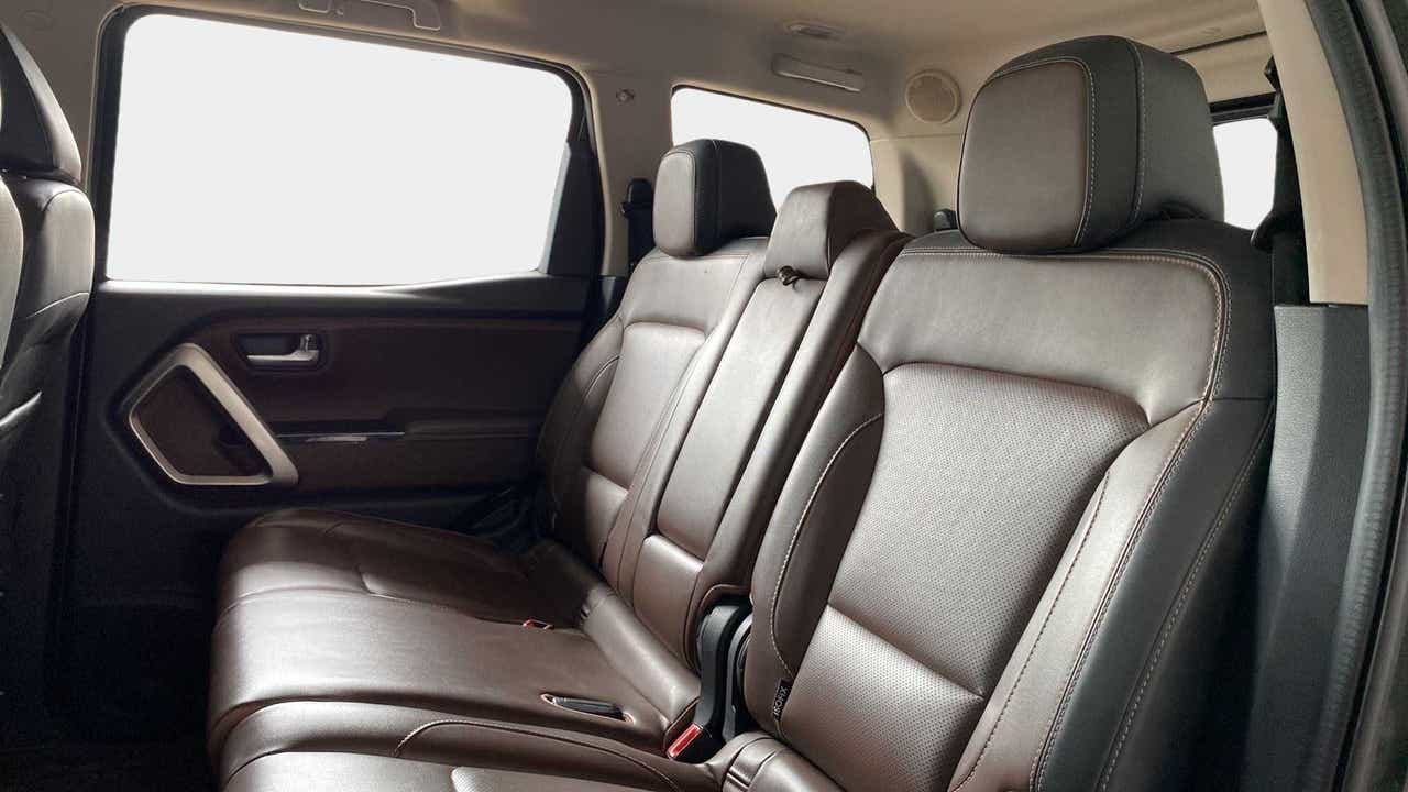 Rear seat view of a Mahindra Scorpio-N