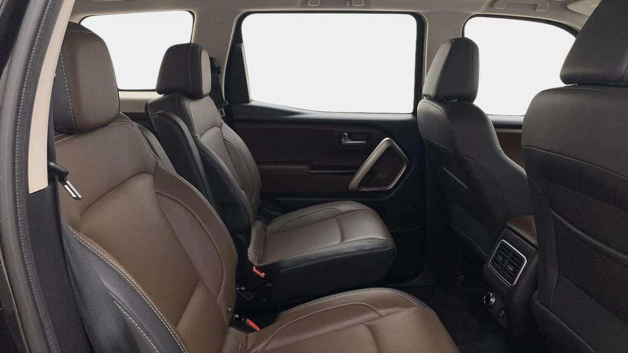 Rear seat interior view of a Mahindra Scorpio-N