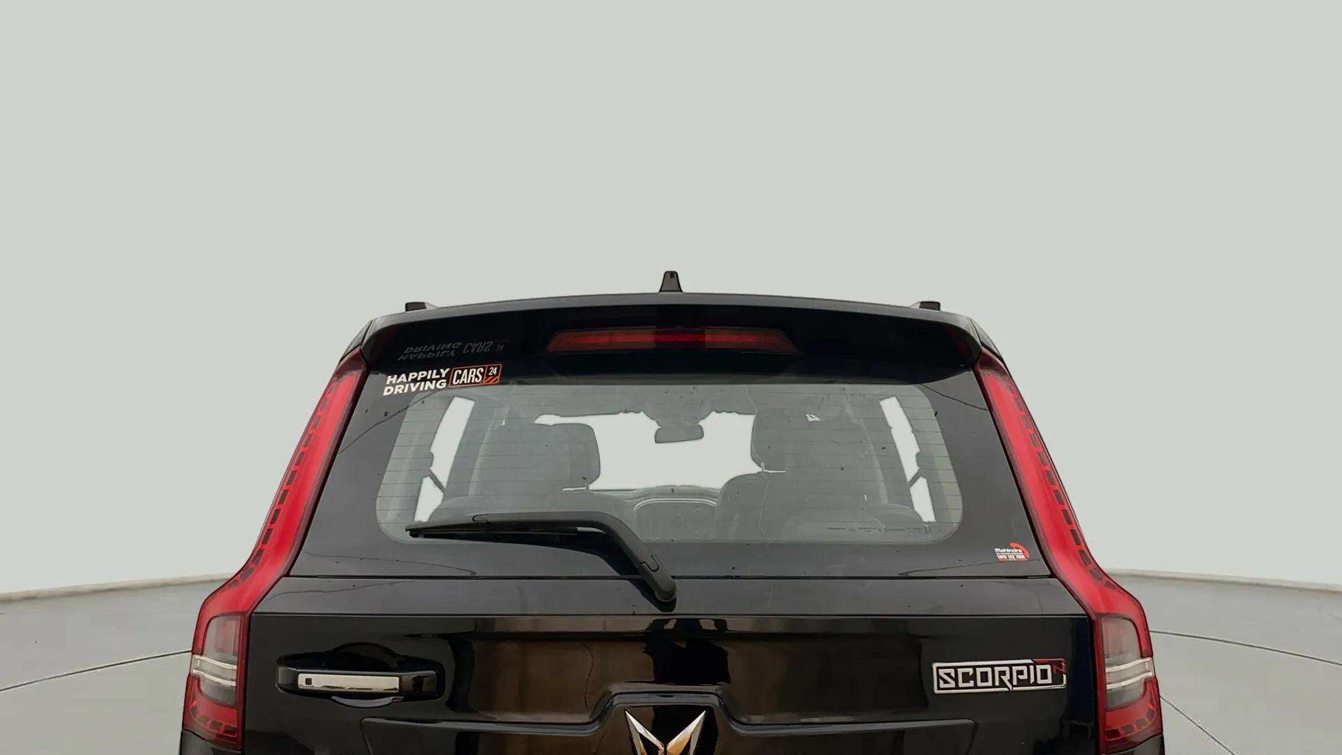 Rear view of a Mahindra Scorpio-N