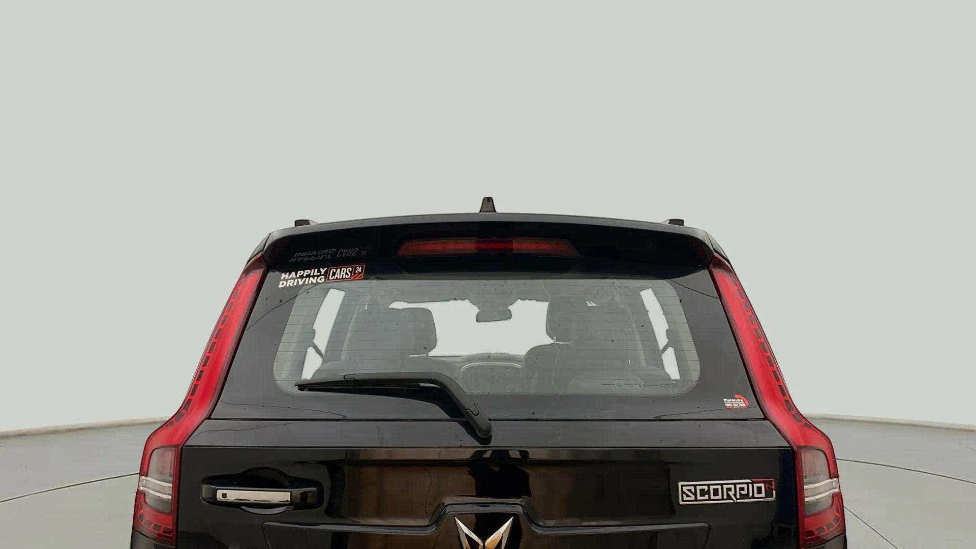 Rear view of a Mahindra Scorpio-N