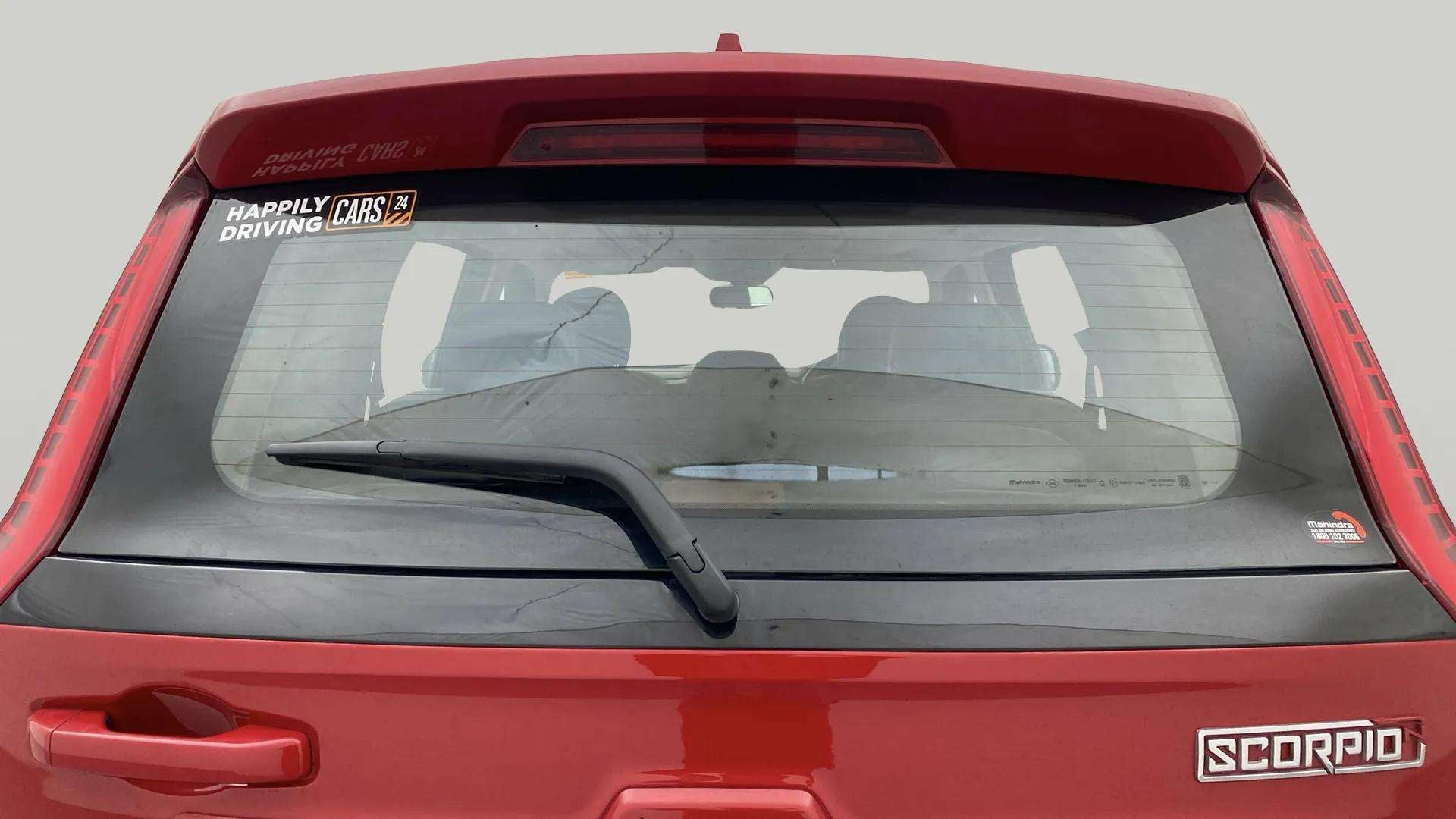 Rear view of a Mahindra Scorpio-N