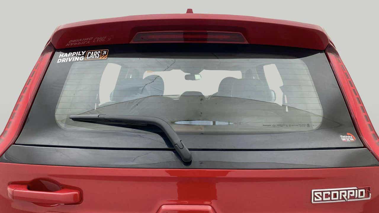 Rear view of a Mahindra Scorpio-N