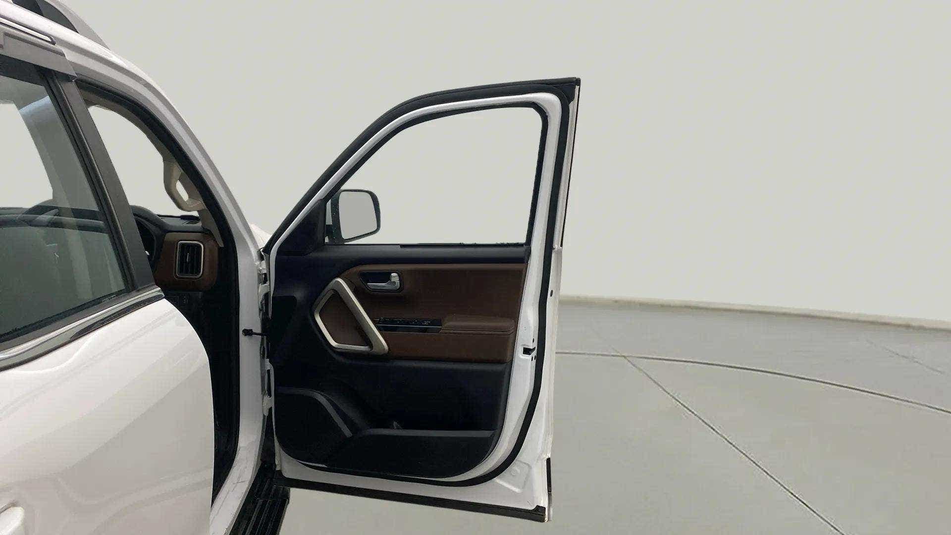 Front driver door interior of a Mahindra Scorpio-N