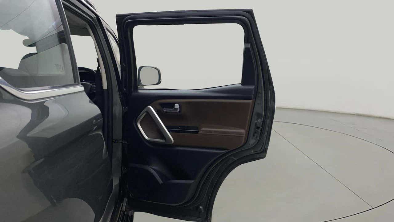 Rear door interior view of a Mahindra Scorpio-N