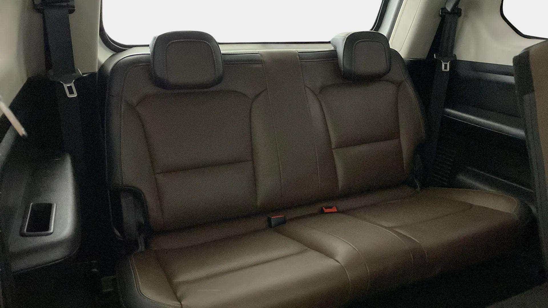 Rear seat view of a Mahindra Scorpio-N