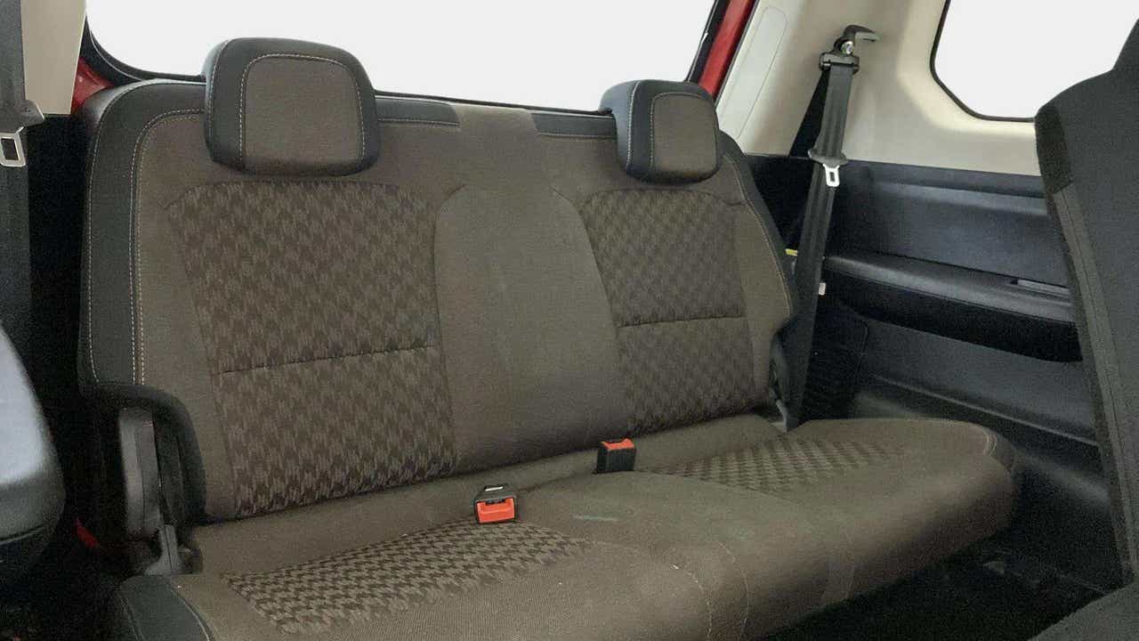 Rear seat view of a Mahindra Scorpio-N