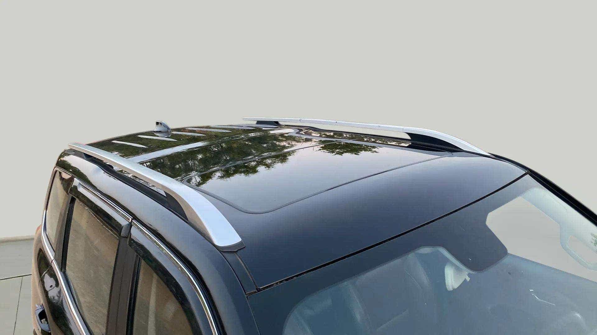 Sunroof and roof rails of a Mahindra Scorpio-N