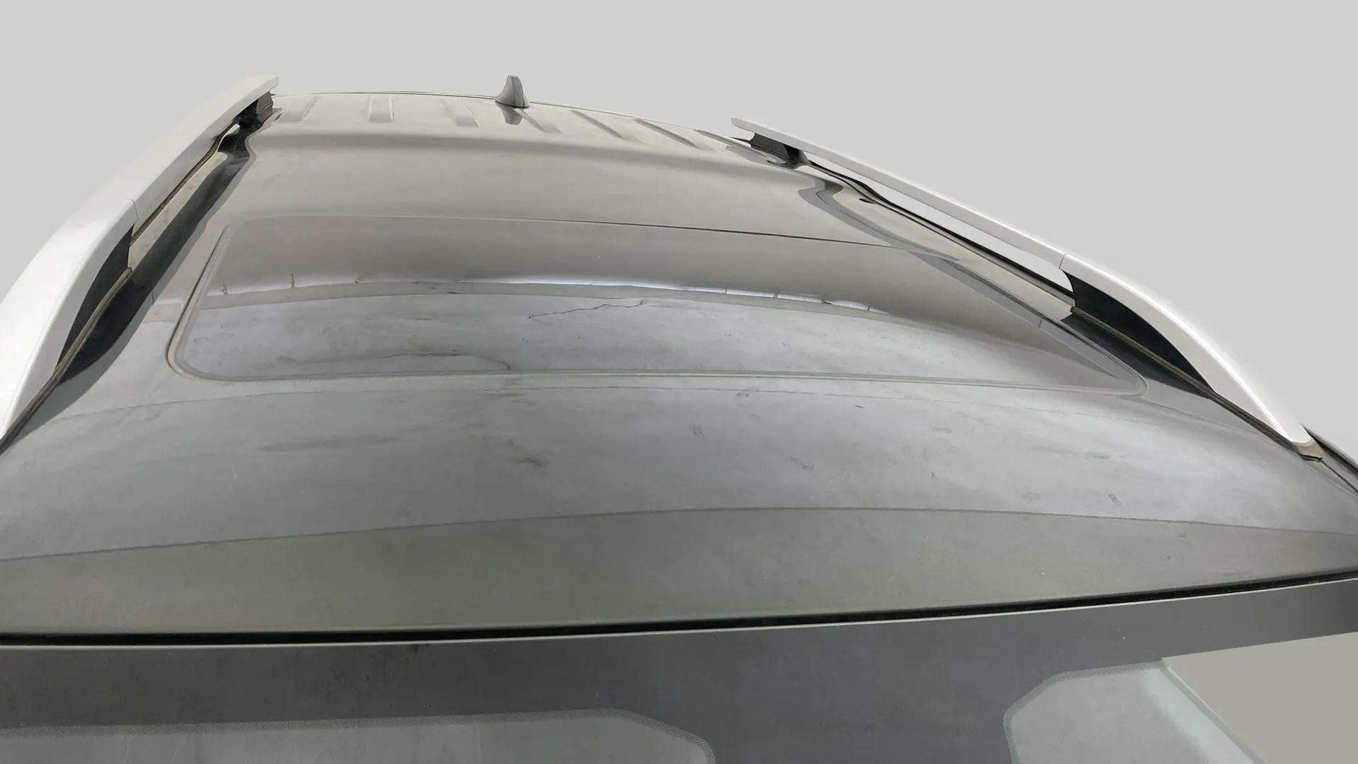 Sunroof and roof rails view of a Mahindra Scorpio-N