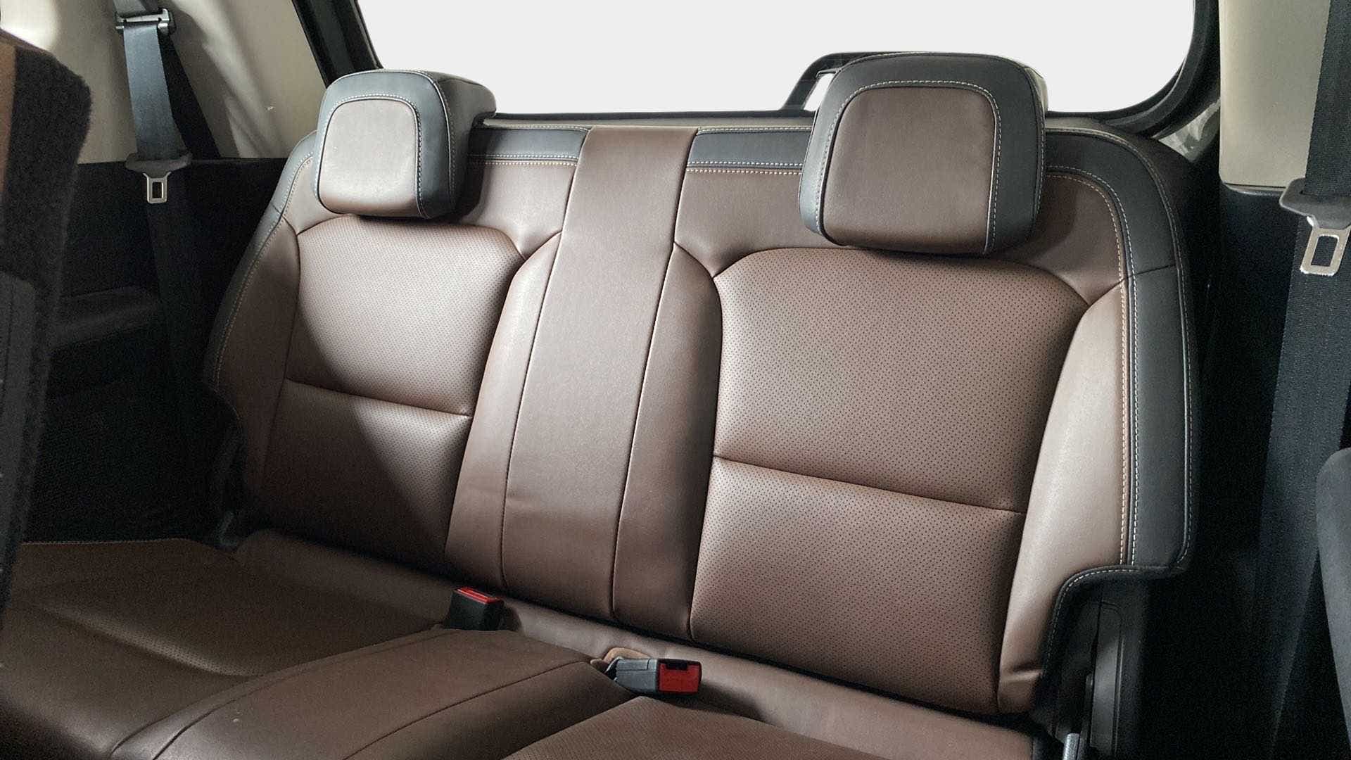 Rear seat view of a Mahindra Scorpio-N