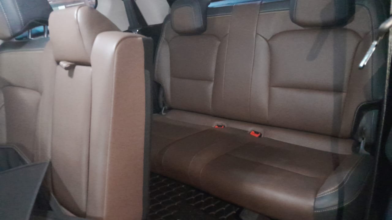 Rear seats of a Mahindra Scorpio-N