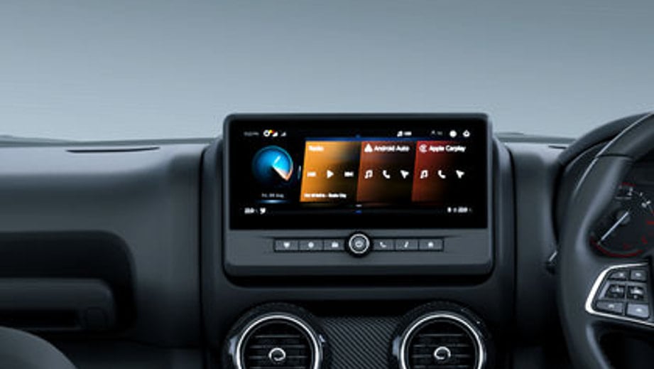 Mahindra Thar OG Touchscreen with Wired and Wireless Apple CarPlay