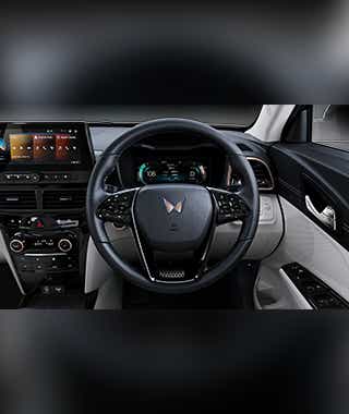 Interior dashboard of Mahindra XUV 3XO EV