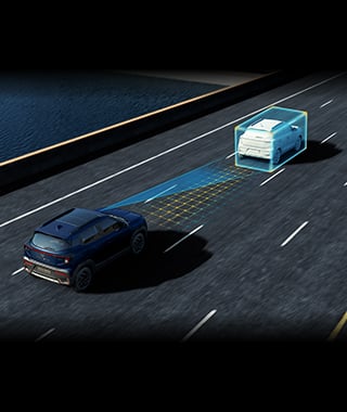 Rear three-quarter of Mahindra XUV 3XO EV