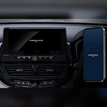 Dashboard close-up of Mahindra XUV 3XO EV