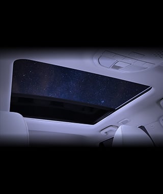 Sunroof interior view of Mahindra XUV 3XO EV