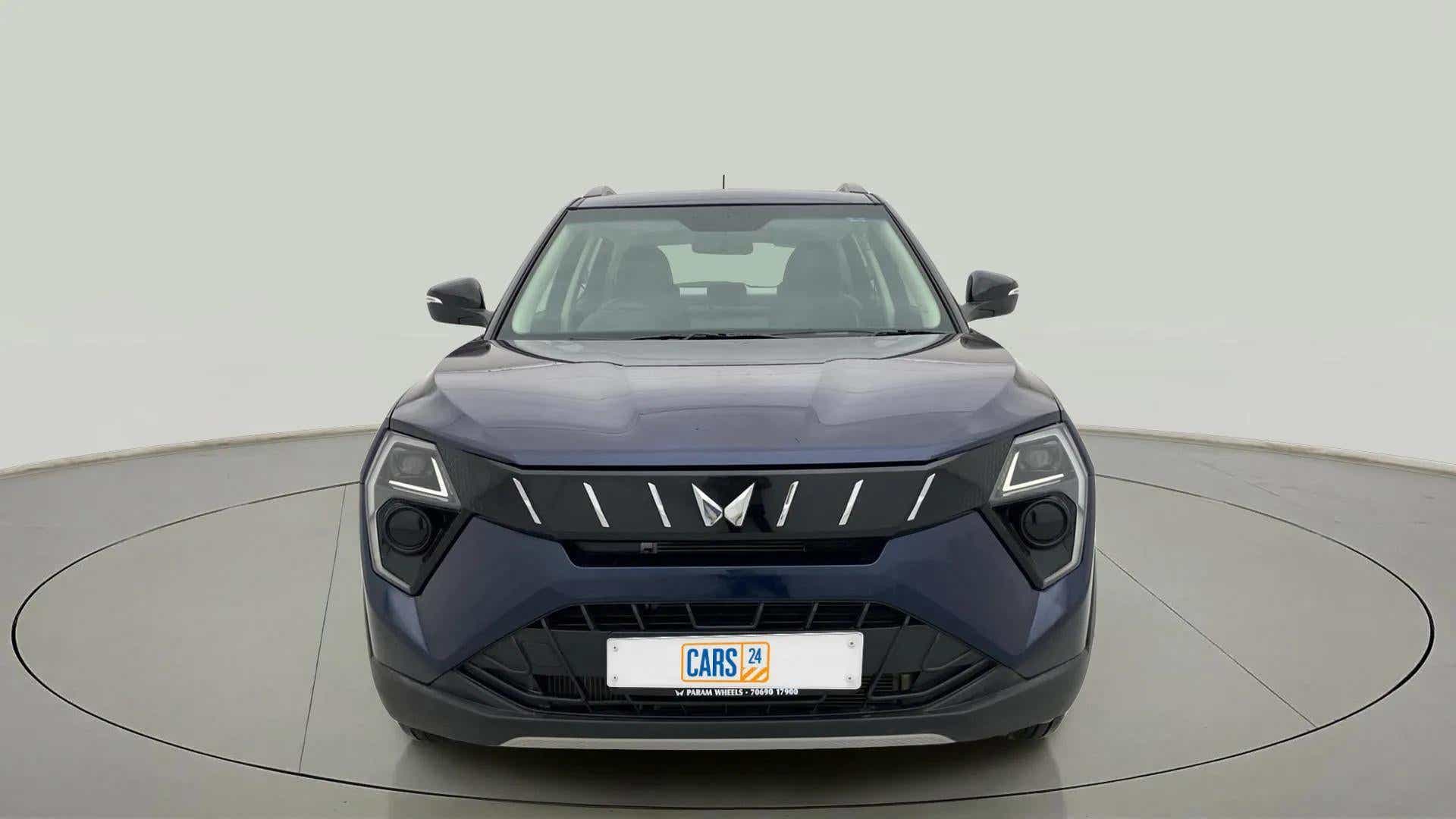 Front view of a Mahindra XUV 3XO