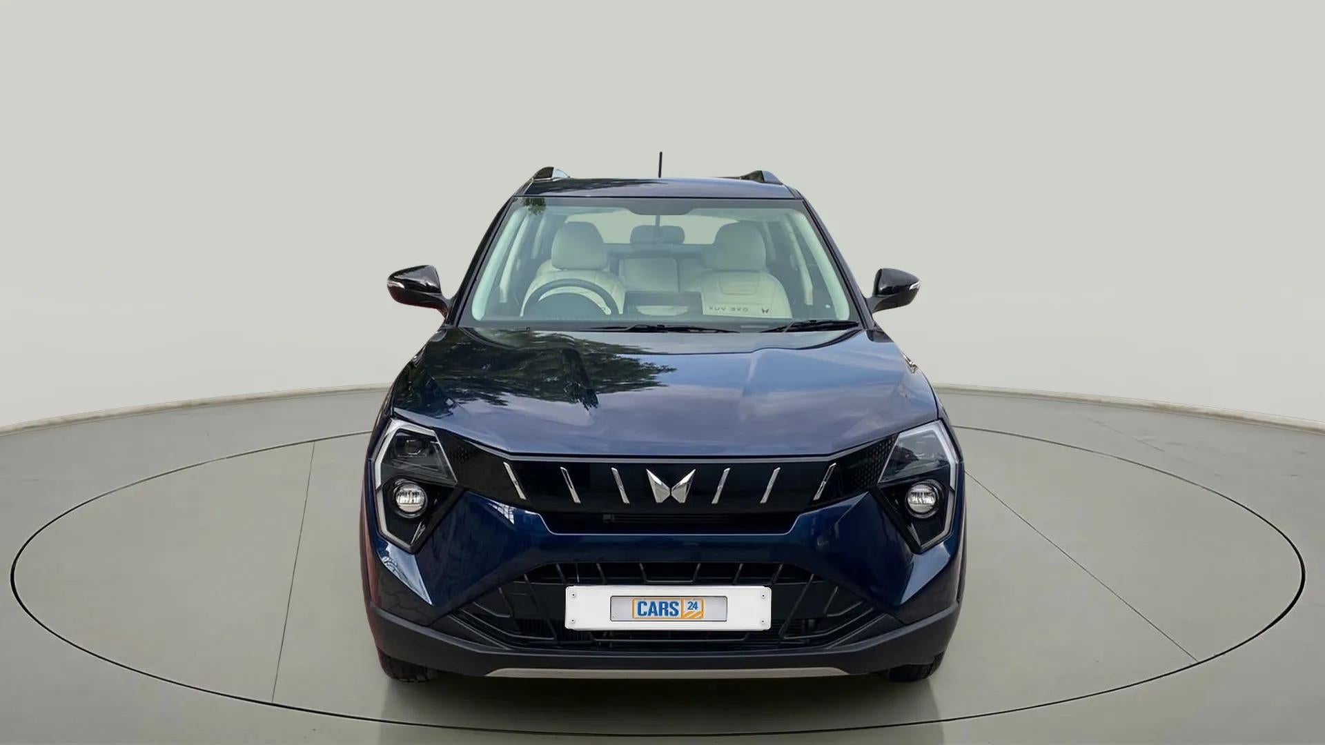 Front view of a Mahindra XUV 3XO