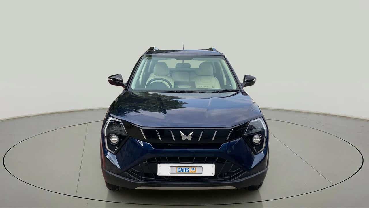 Front view of a Mahindra XUV 3XO