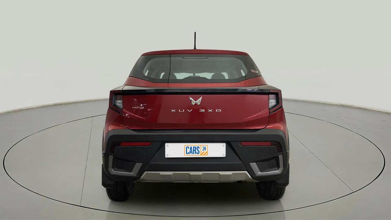 Rear view of a Mahindra XUV 3XO