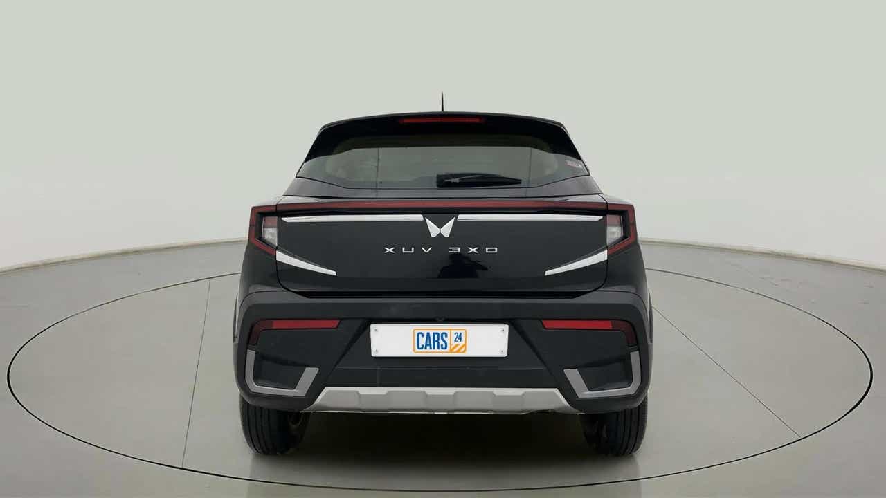 Rear view of a Mahindra XUV 3XO