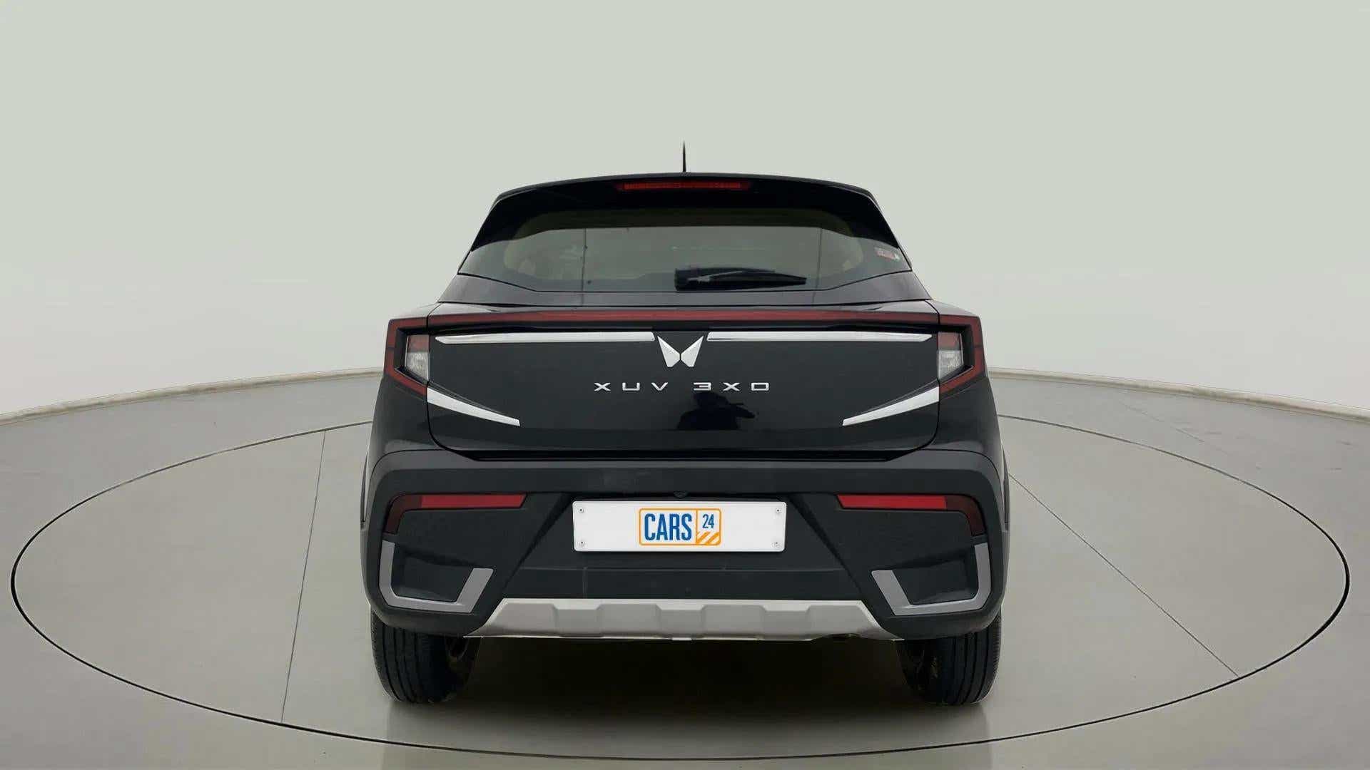 Rear view of a Mahindra XUV 3XO