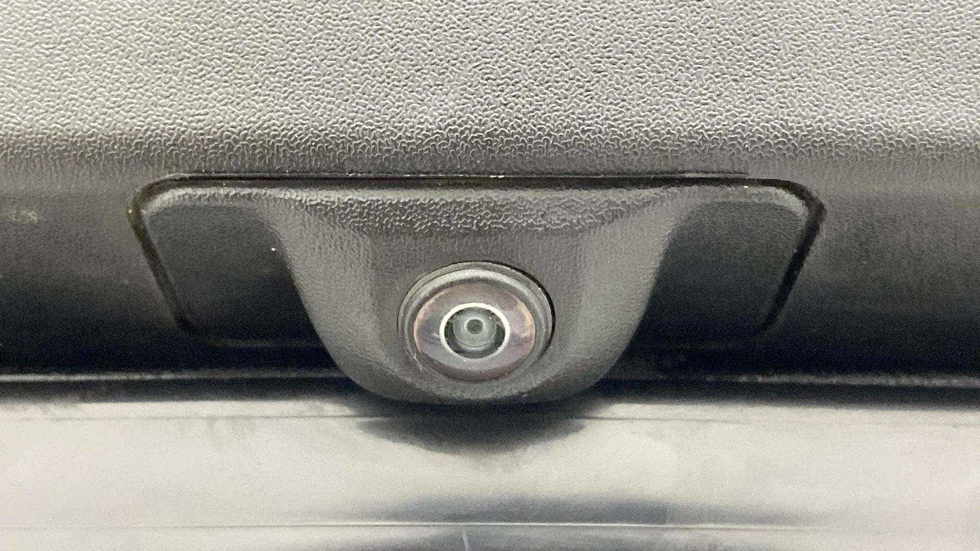 Close-up of a rear view camera of a Mahindra XUV 3XO