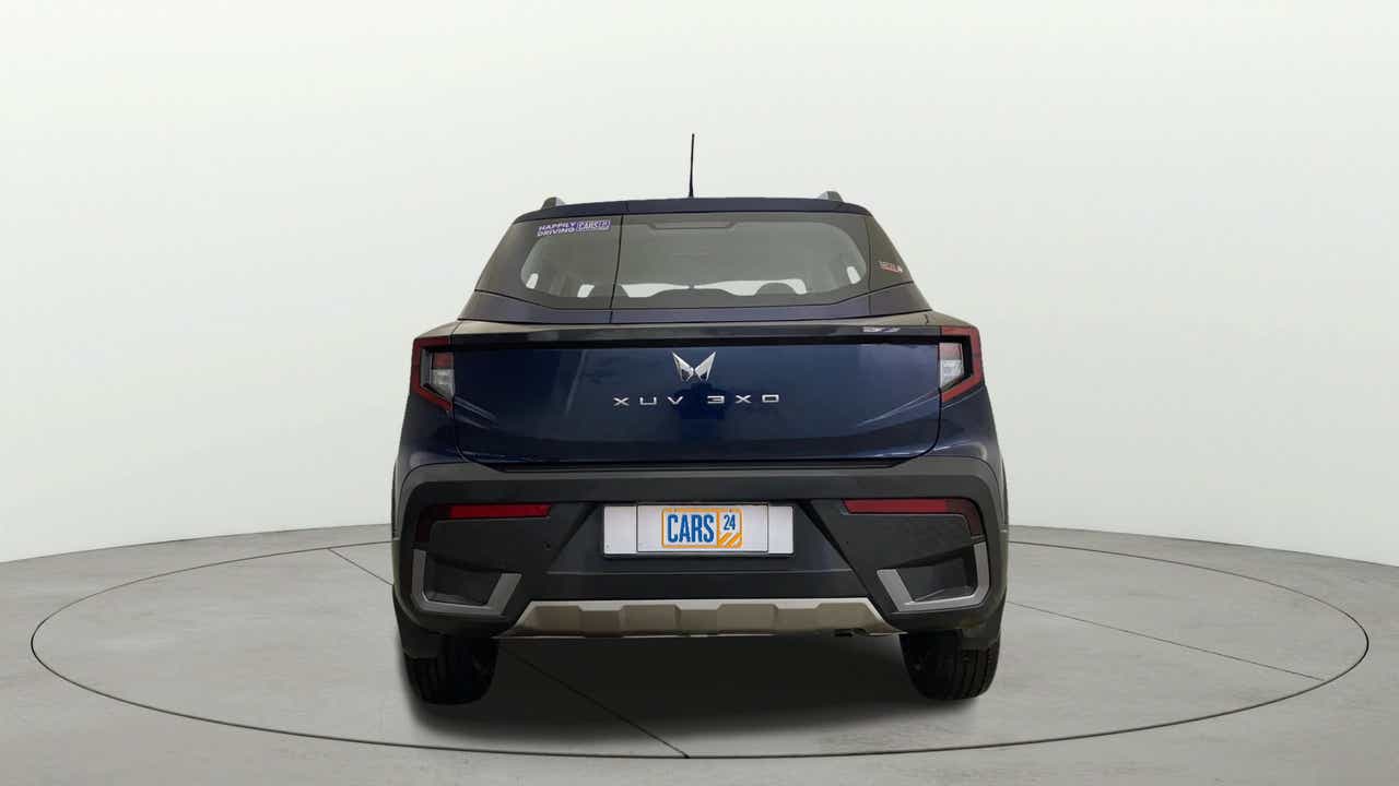 Rear view of a Mahindra XUV 3XO