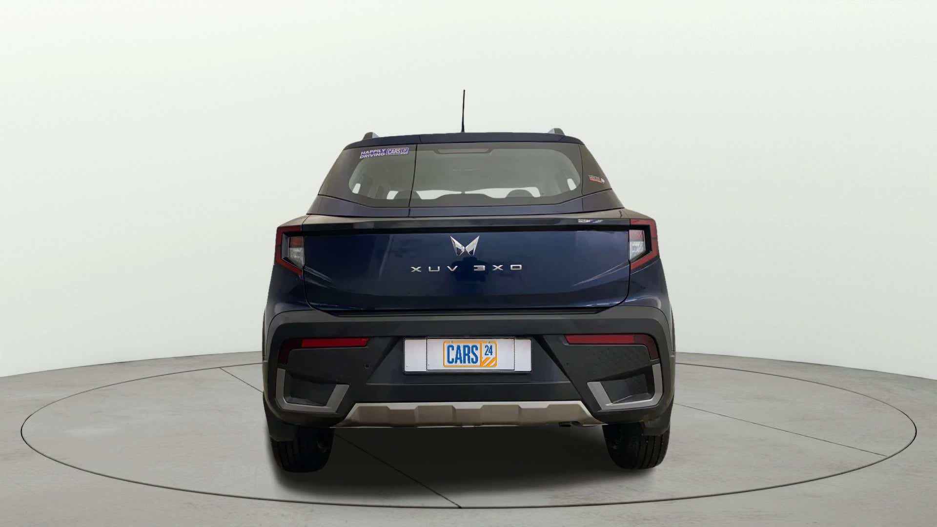 Rear view of a Mahindra XUV 3XO