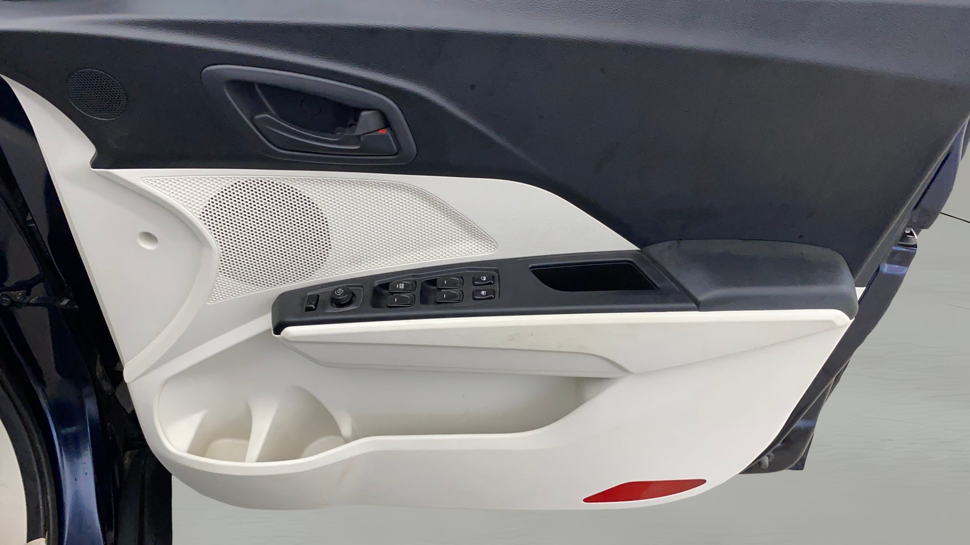 Interior driver side door panel of a Mahindra XUV 3XO
