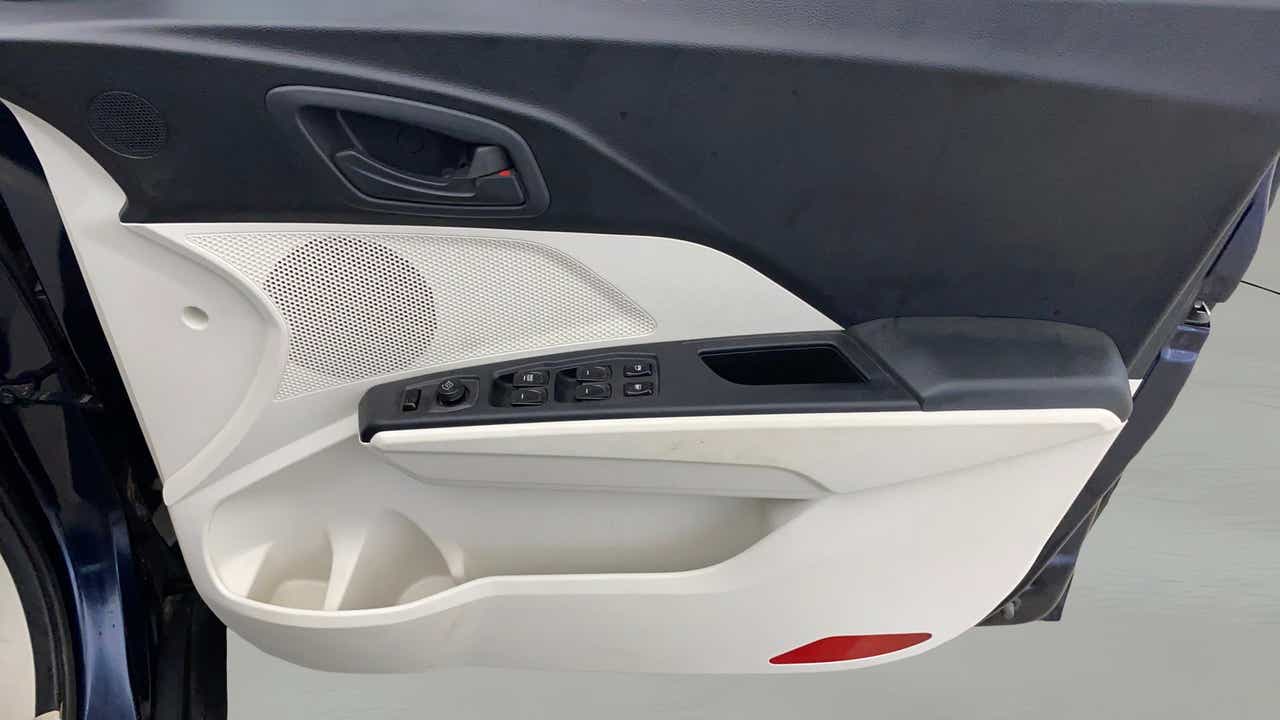 Interior driver side door panel of a Mahindra XUV 3XO