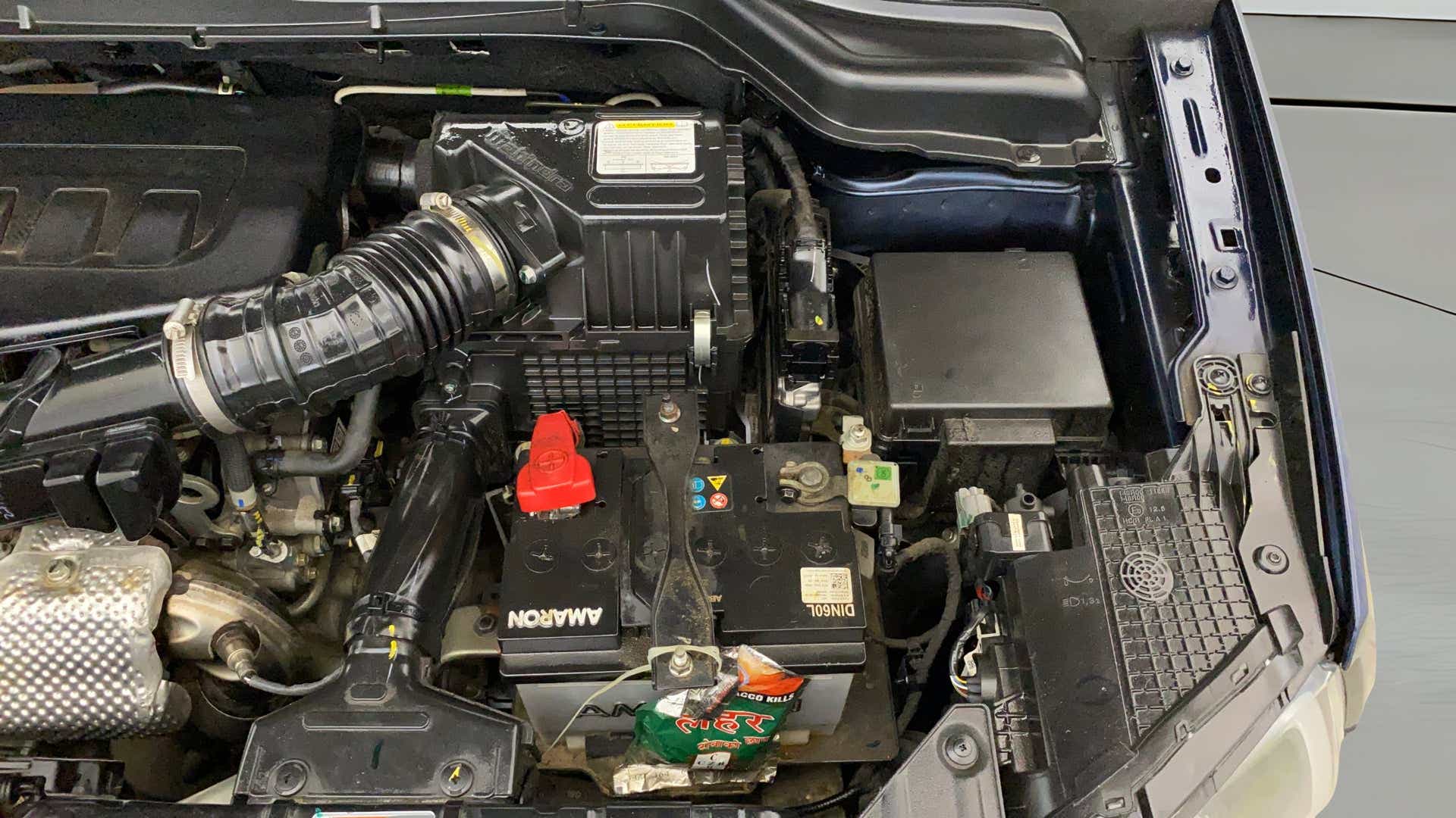 Engine bay view of a Mahindra XUV 3XO