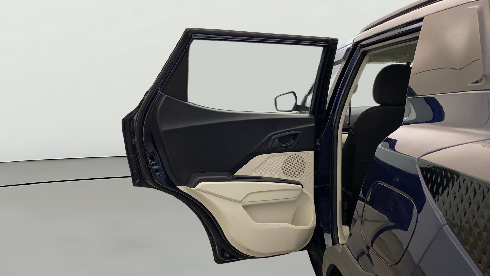 Rear door interior of a Mahindra XUV 3XO