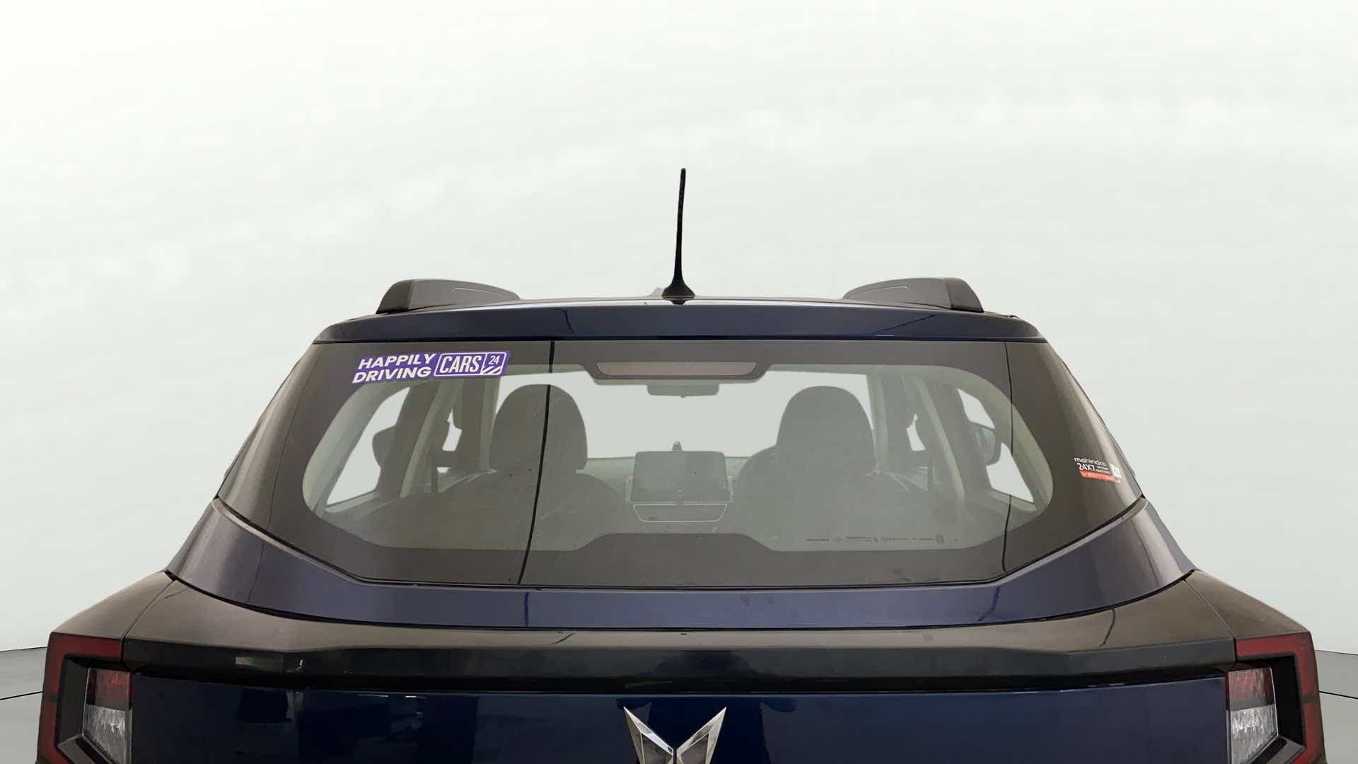 Rear view of a Mahindra XUV 3XO