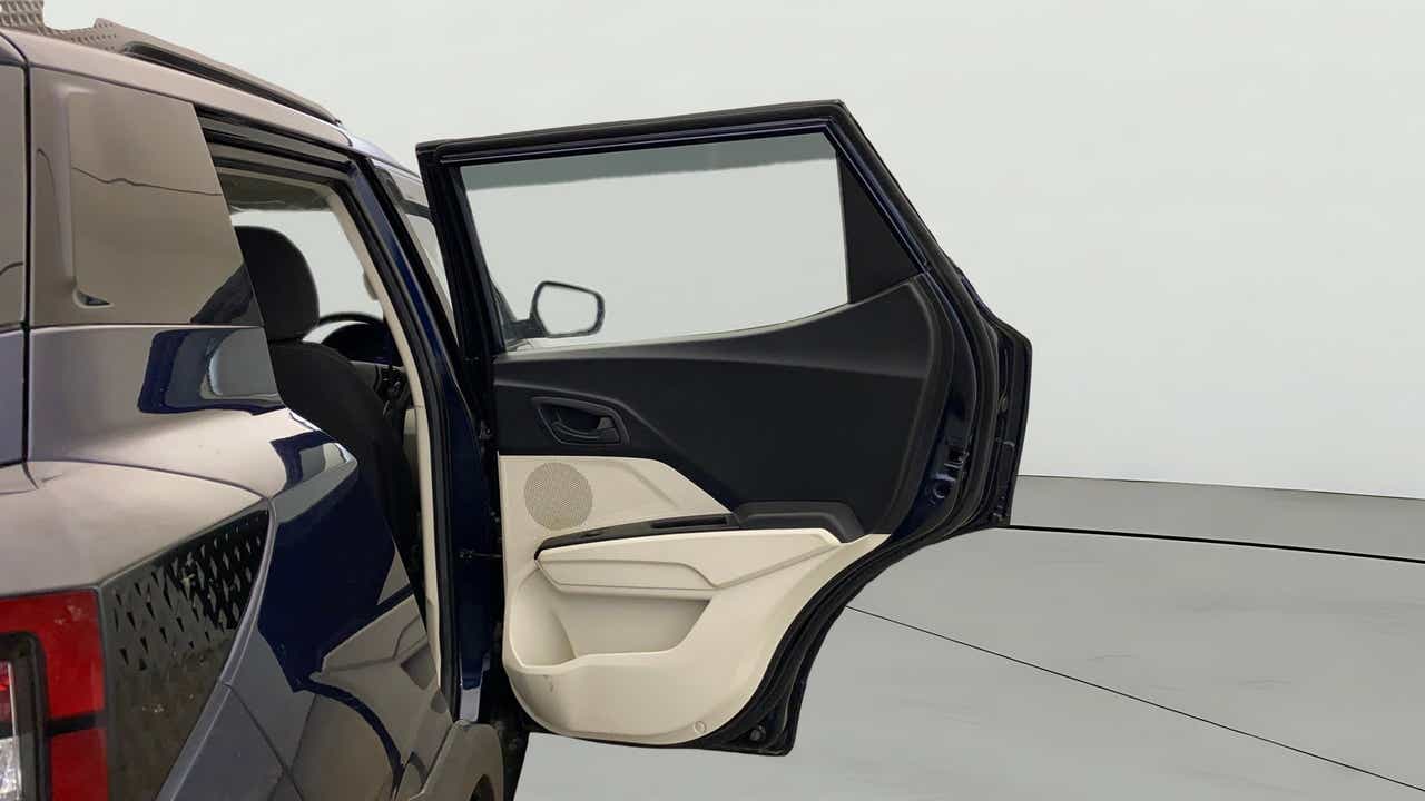 Rear door interior of a Mahindra XUV 3XO