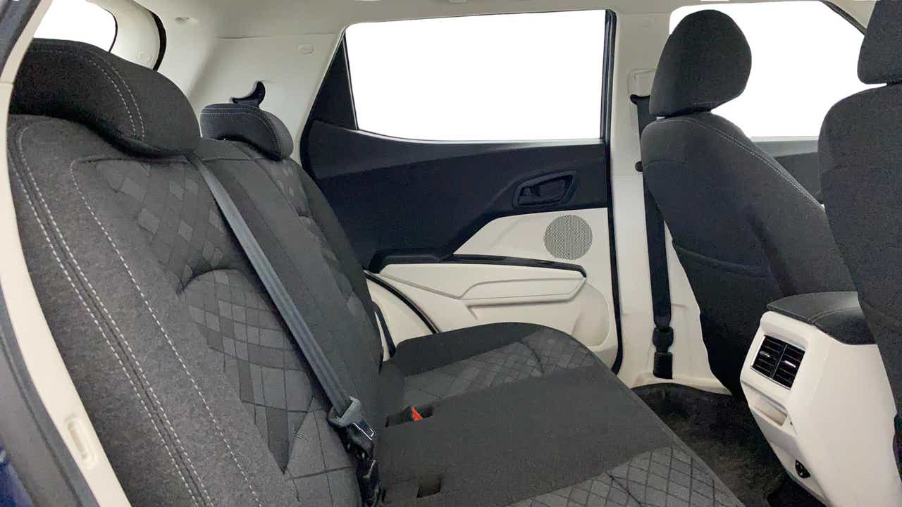 Rear seat and door panel view of a Mahindra XUV 3XO