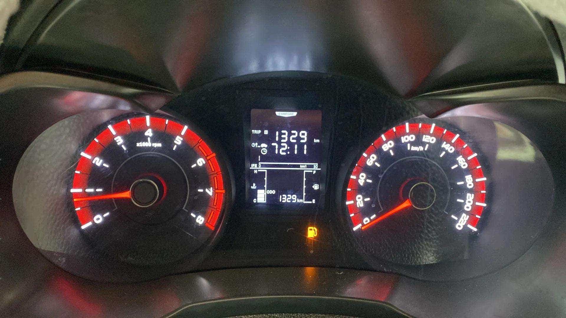 Instrument cluster of a Mahindra XUV 3XO