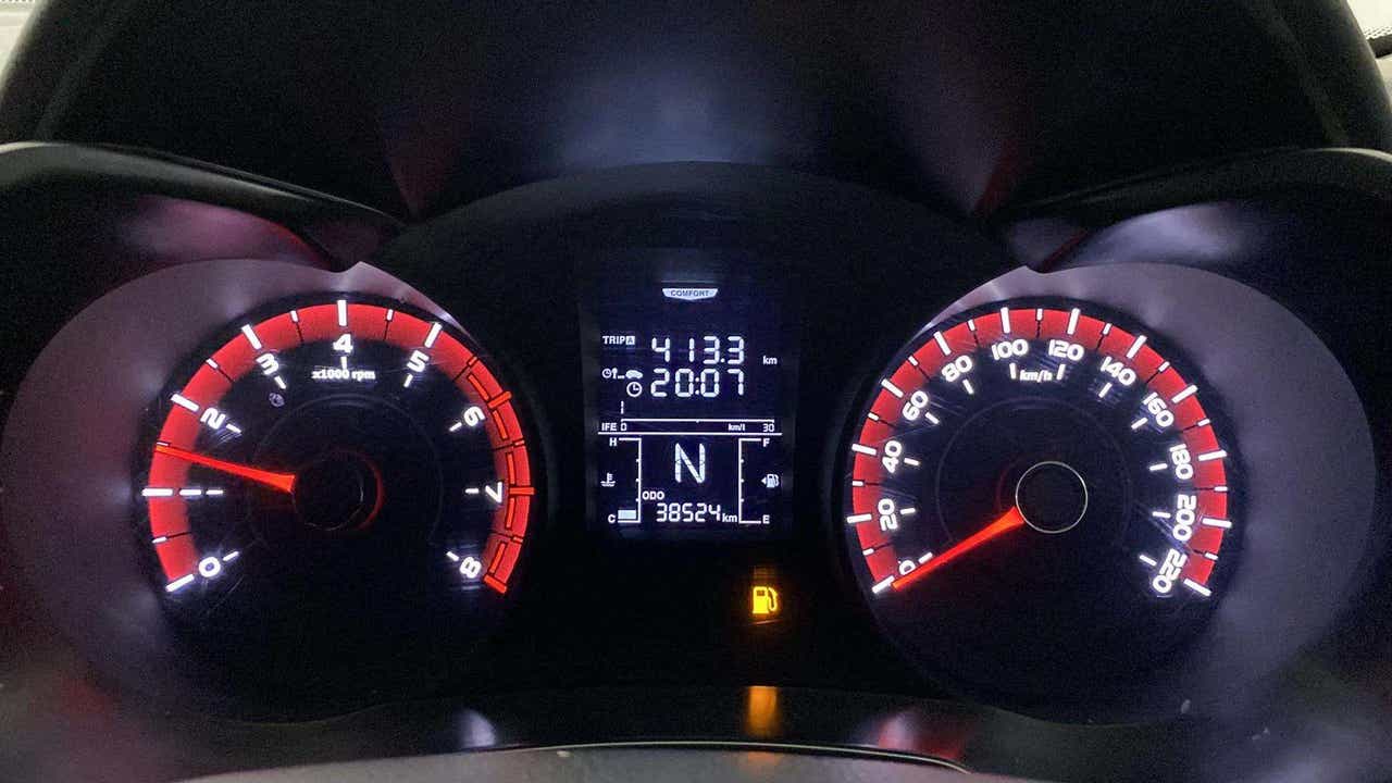 Instrument cluster of a Mahindra XUV 3XO