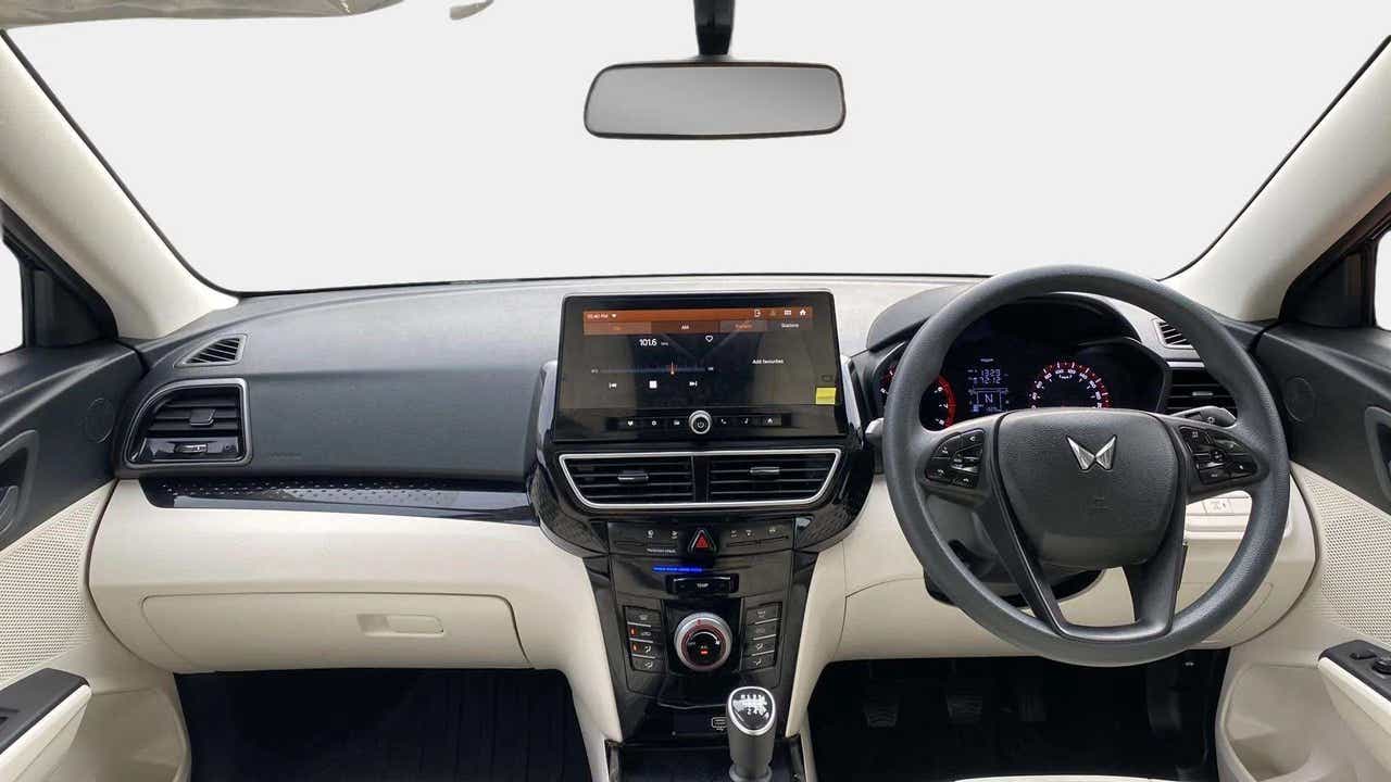 Interior dashboard view of a Mahindra XUV 3XO
