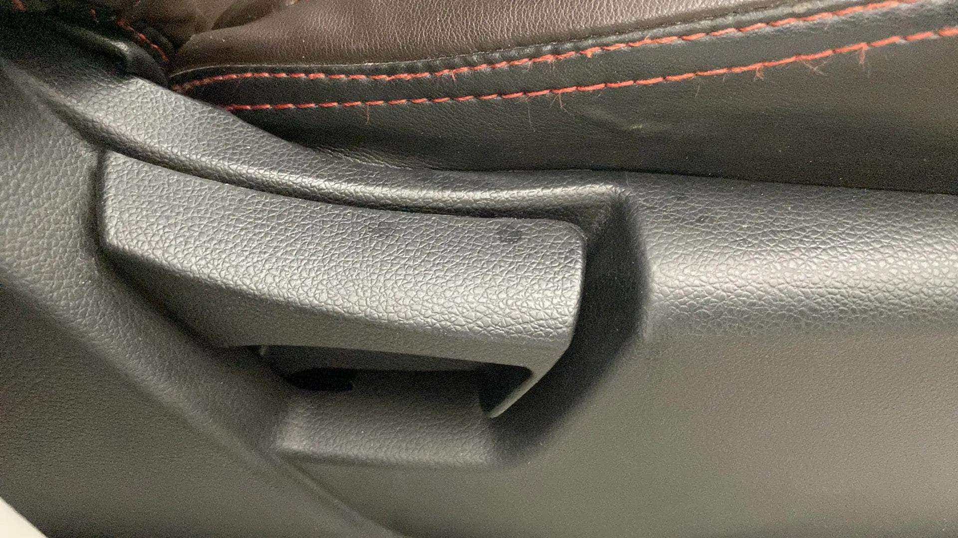 Side seat adjustment lever of a Mahindra XUV 3XO