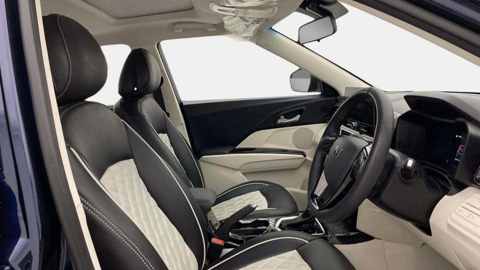 Front interior view of a Mahindra XUV 3XO