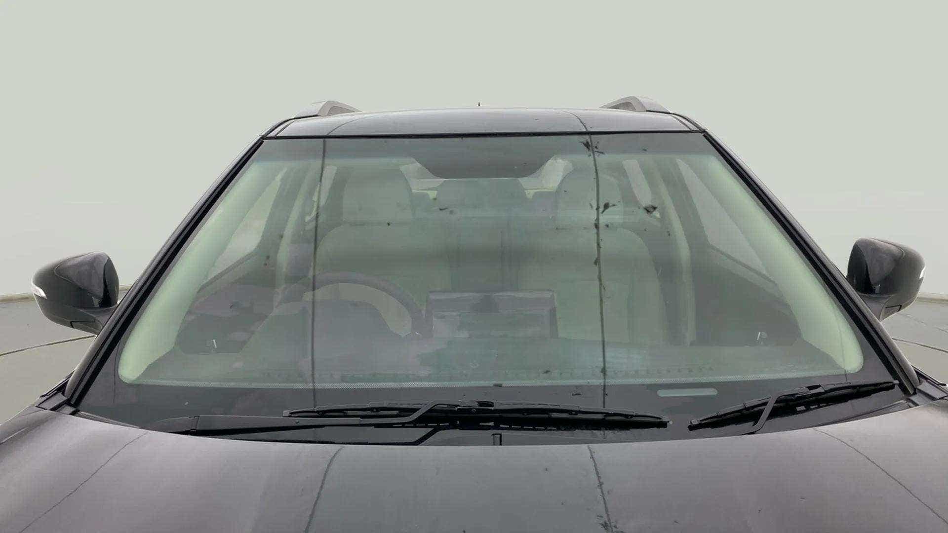 Front windshield view of a Mahindra XUV 3XO