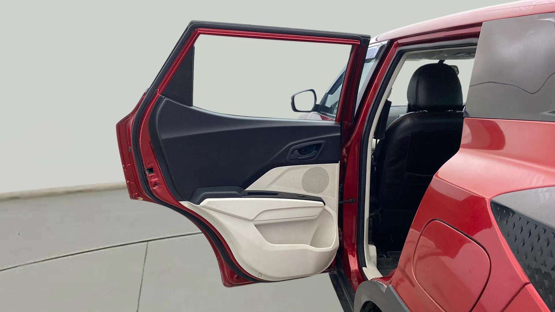 Rear left door interior of a Mahindra XUV 3XO